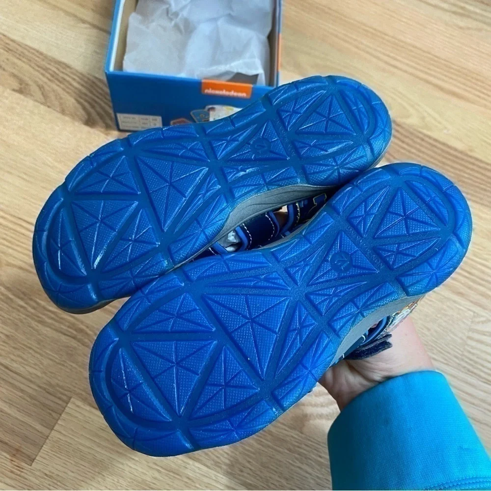 Paw Patrol Light Up Caged Sandals NWT Sz 12 Toddler Nickelodeon Kids Shoes